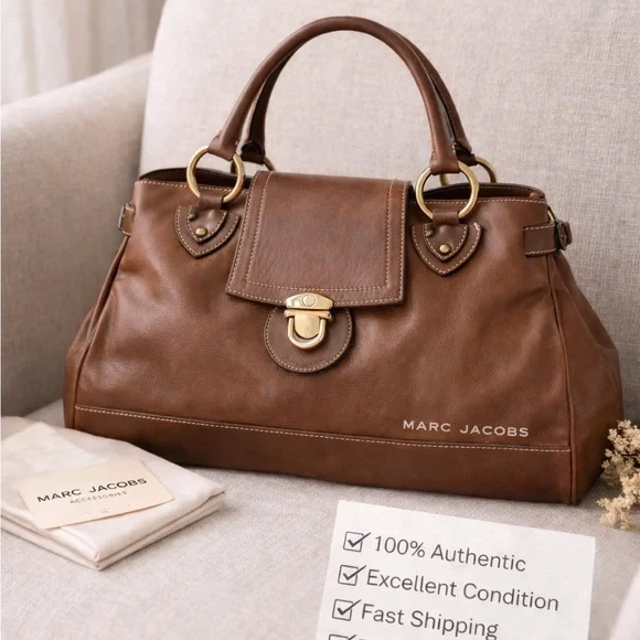 Marc Jacobs Vintage XL Guinevere Satchel | MADE in ITALY - Picture 1 of 16